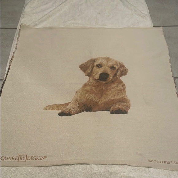 Square By Design Golden Retriever Fabric - Picture 2 of 8